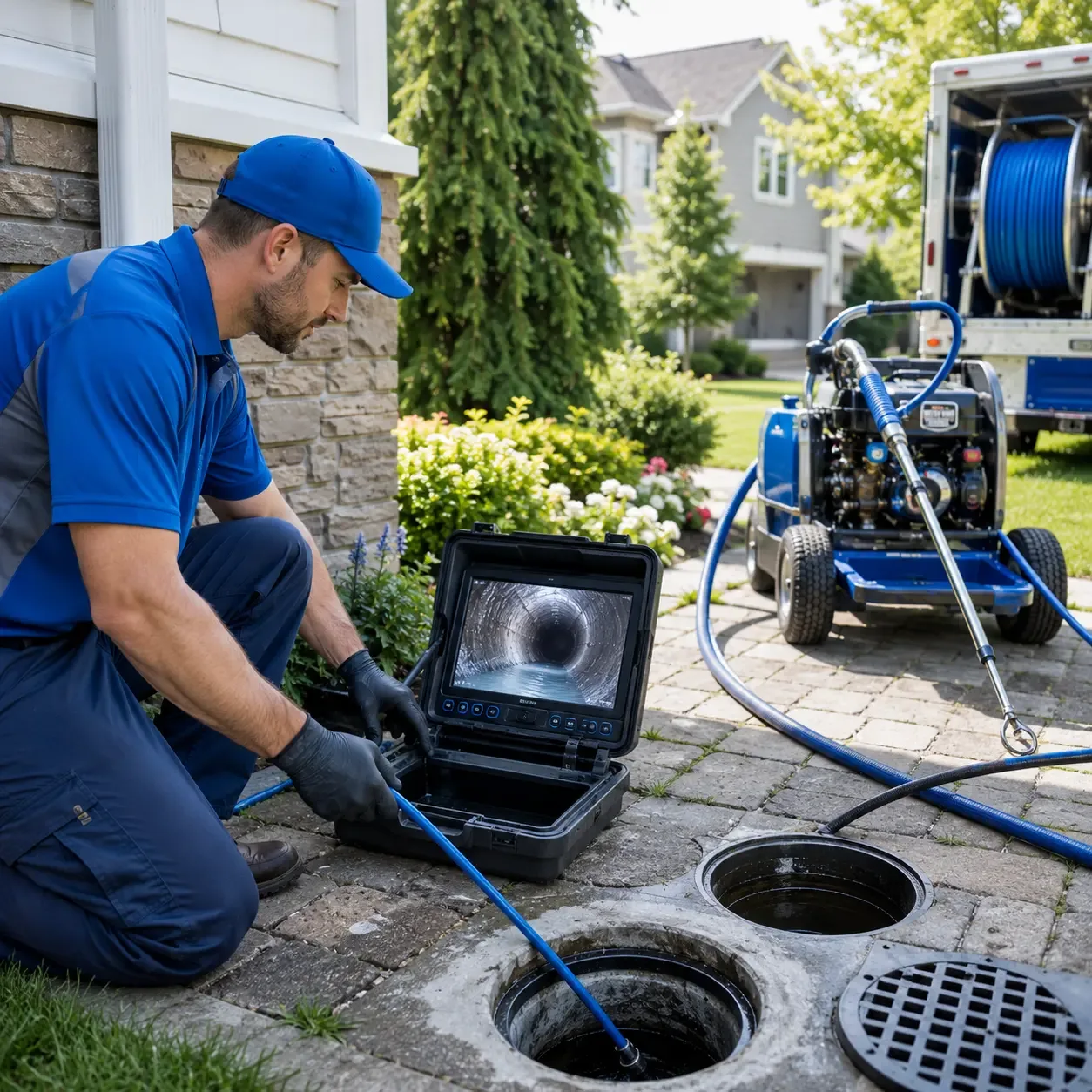 Outdoor drain cleaning professionals serving Crossnore, NC